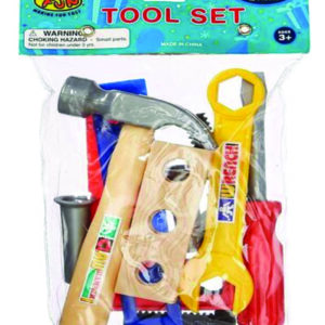 US Toy Tool Set - Construction Handyman Pretend Playset (12 Pieces) Halloween - Image 1